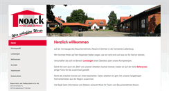 Desktop Screenshot of noack-bauunternehmen.de