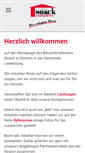 Mobile Screenshot of noack-bauunternehmen.de